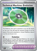 Pokemon TCG: Paradox Rift card - Technical Machine: Evolution.